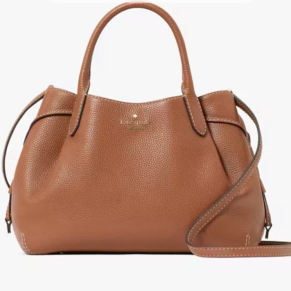 NWT Kate Spade Dumpling Large Shoulder Bag Warm Gingerbread